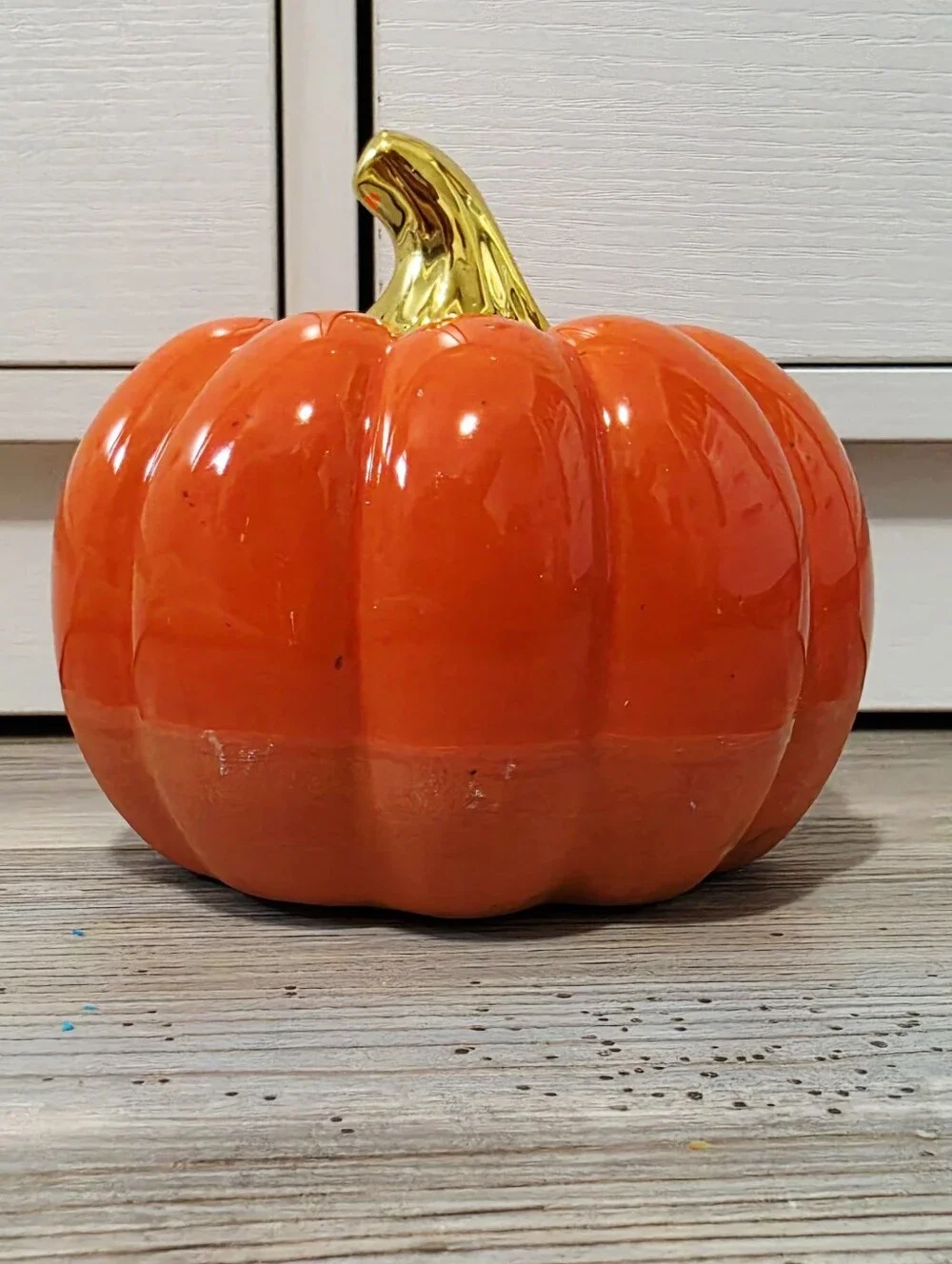 Target Bullseye Playground Halloween 2026 Ceramic Pumpkin - Orange & Gold